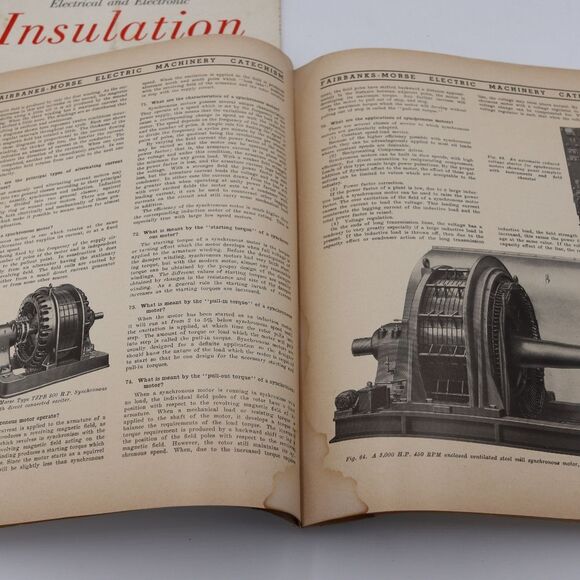 Vintage 1950s Electrical & Mechanical Manuals Lot - Fairbanks Morse Catechism - Picture 10 of 12